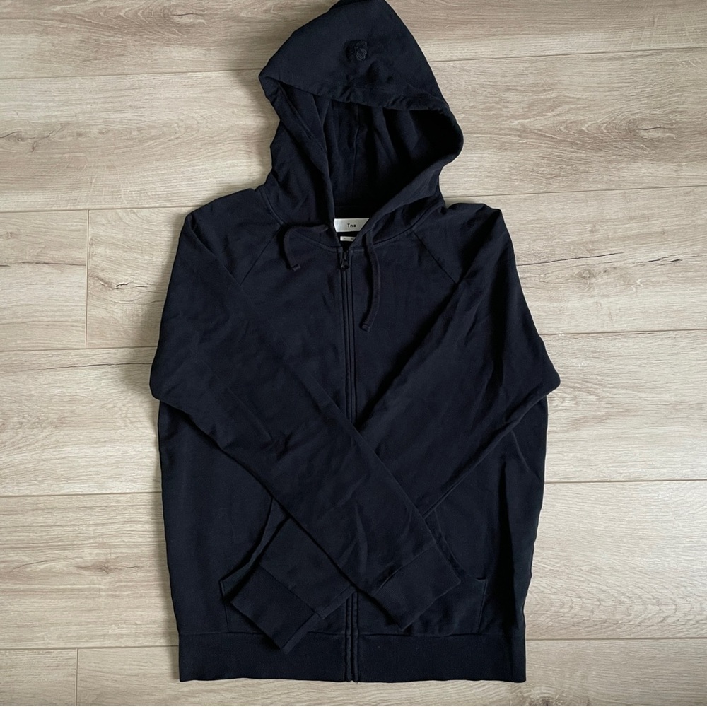 TNA Women’s Black Zip-Up Hoodie Sweater